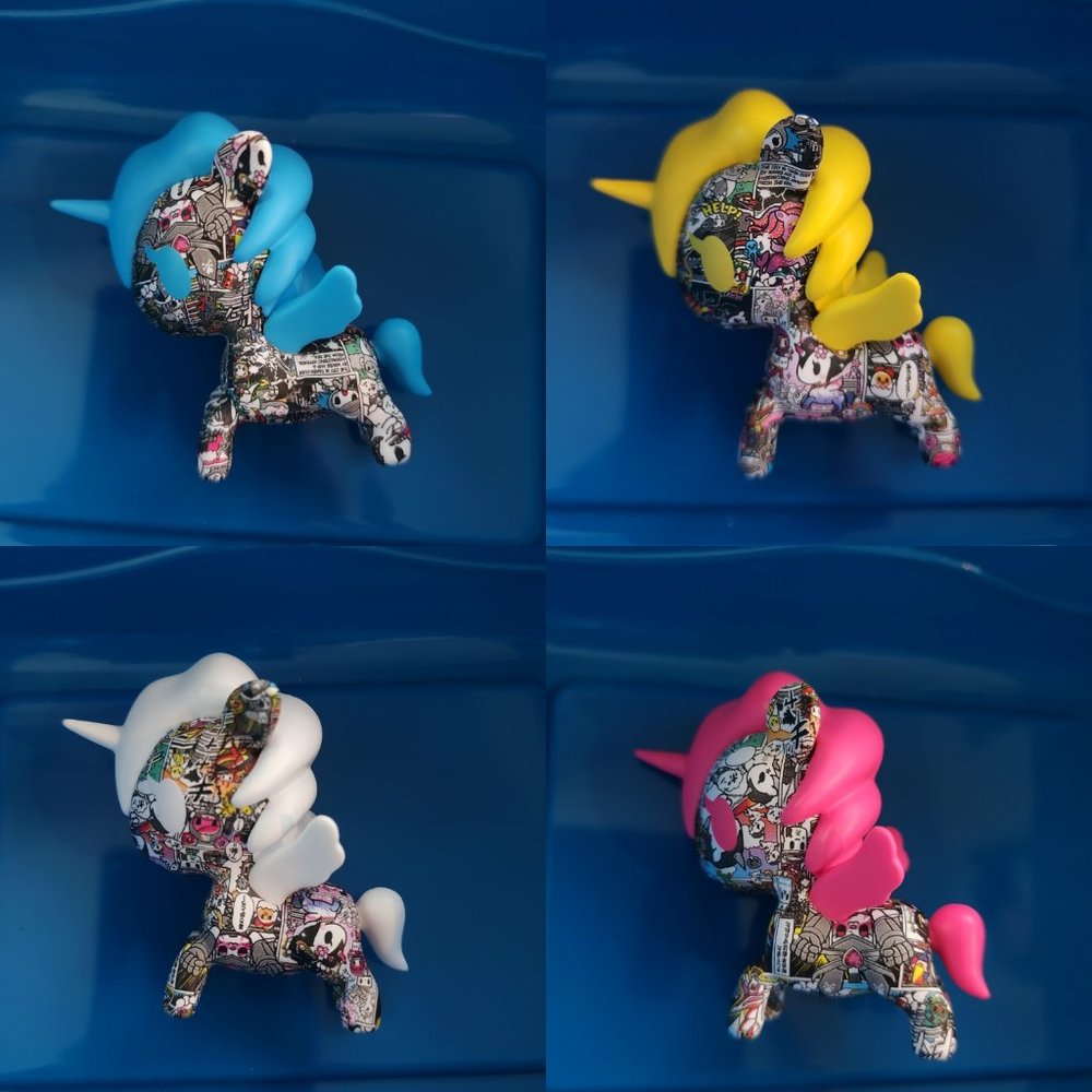 tokidoki Manga Mania Unicorno (Open) Blind Box Vinyl Figure Set of 4